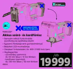 Lidl PARKSIDE Akkus szúró- és kardfűrész ajánlat