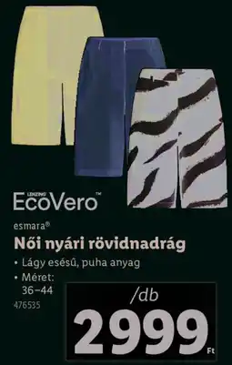Lidl Esmara Női nyári rövidnadrág ajánlat