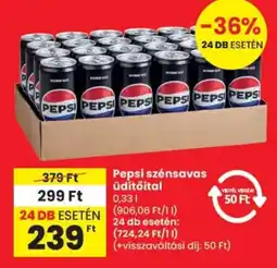 Spar Pepsi szénsavas üdítőital ajánlat