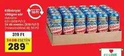 Spar Kőbányai világos sör ajánlat