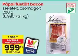 Spar Pápai füstölt bacon ajánlat