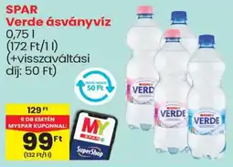 Spar SPAR Verde ásványvíz ajánlat