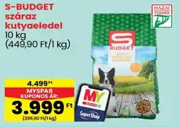 Spar S-BUDGET száraz kutyaeledel ajánlat