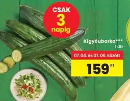 Spar Kígyóuborka ajánlat