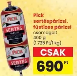 Spar Pick sertéspárizsi, füstízes párizsi ajánlat