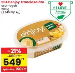 Spar SPAR enjoy. franciasaláta ajánlat