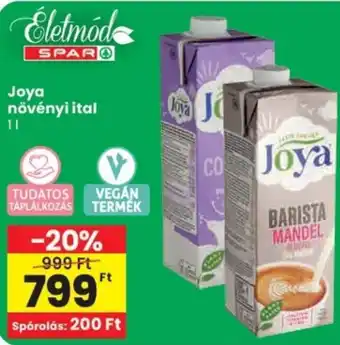 Spar Joya növényi ital ajánlat