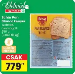 Spar Schär Pan Blanco kenyér ajánlat