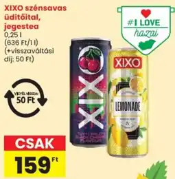 Spar XIXO szénsavas üdítőital, jegestea ajánlat