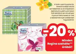 Spar Minden Regina szalvéta ajánlat