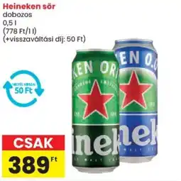 Spar Heineken sör ajánlat