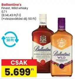 Spar Ballantine's Finest, Wild whisky ajánlat