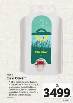 Lidl Irsai Olivér ajánlat