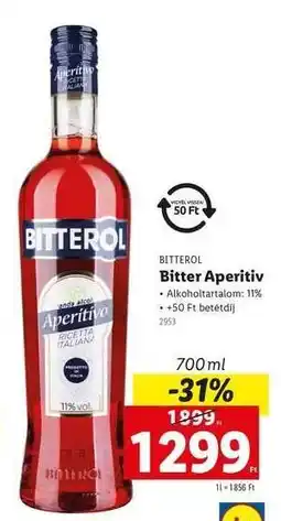 Lidl Bitter Aperitiv ajánlat