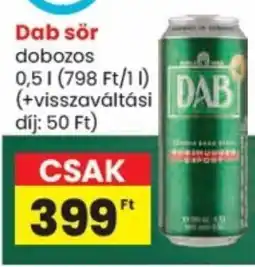 Spar Dab sör ajánlat