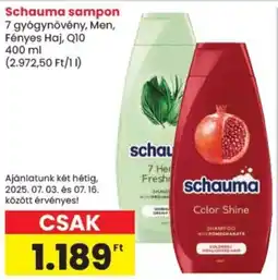Spar Schauma sampon ajánlat