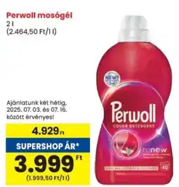 Spar Perwoll mosógél ajánlat
