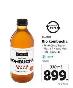 Lidl Bio Kombucha ajánlat