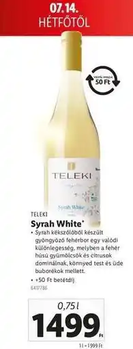Lidl Syrah White ajánlat