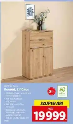 Lidl Komód, 2 fiókos ajánlat