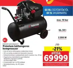 Lidl Prémium kéthengeres kompresszor ajánlat