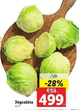 Lidl Jégsaláta ajánlat