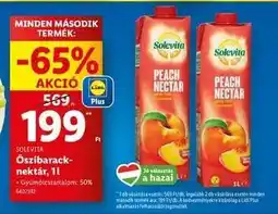 Lidl Solevita Őszibarack-nektár, 1l ajánlat