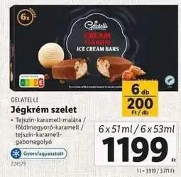 Lidl Gelatelli Jégkrém szelet ajánlat