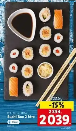 Lidl Sushi box 2 főre ajánlat