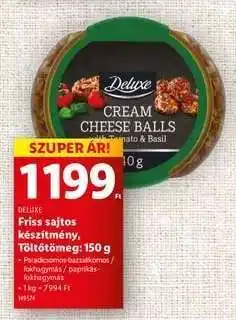 Lidl Deluxe Cream Cheese Balls ajánlat