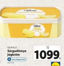 Lidl Gelatelli Sárgadinnye jégkrém ajánlat