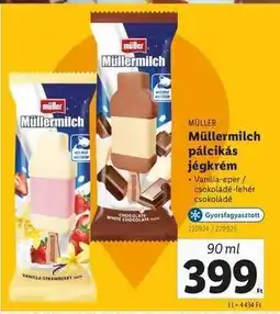 Lidl MÜLLERMILCH Pálcikás jégkrém ajánlat