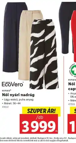 Lidl Női nyári nadrág ajánlat