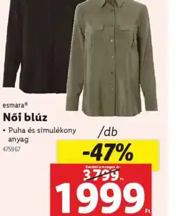 Lidl Esmera Női blúz ajánlat