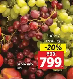 Lidl Szőlő mix ajánlat