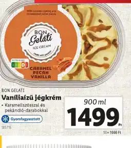 Lidl Bon Gelati Vaníliaízű jégkrém ajánlat