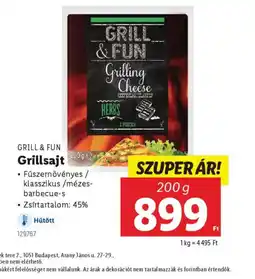 Lidl Grill & Fun Grillsajt ajánlat