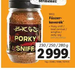 Lidl BRGS Fűszerkeverék ajánlat