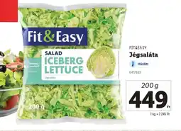 Lidl Fit & Easy Jégsaláta ajánlat