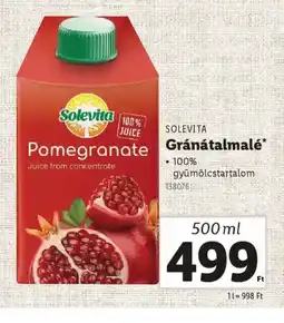 Lidl Solevita Gránátalmalé ajánlat