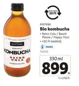 Lidl Ayatana Bio Kombucha ajánlat