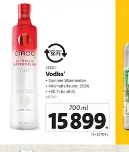 Lidl Ciroc Vodka ajánlat