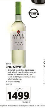 Lidl Koch Irsai Olivér ajánlat