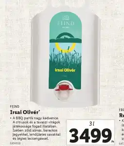 Lidl Feind Irsai Olivér ajánlat