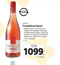 Lidl Paulus Fresh&Cool Rosé ajánlat