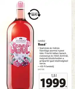 Lidl Juhász Rosé ajánlat