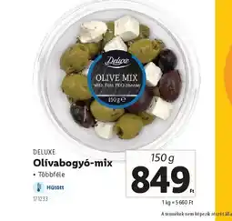 Lidl Deluxe Olívabogy-mix ajánlat