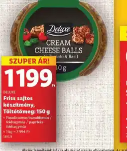 Lidl Delice Cream Cheese Balls ajánlat