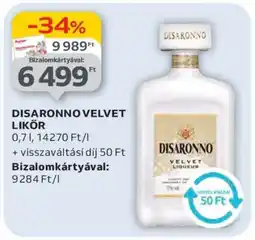 Auchan Disaronno Velvet likőr ajánlat