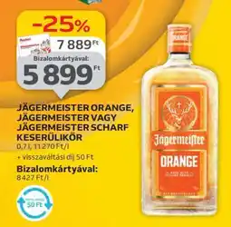 Jägermeister Orange, Jägermeister vagy Jägermeister Scharf Keserűlikőr